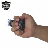 The sting ring features squeeze-n-stun technology, is easily concealable, has a safety switch, and is rechargeable so it is always ready for use. 