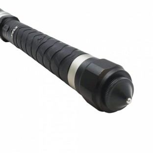 This long 22 inch stun baton is high voltage, features a bright flashlight with 5 modes, defense spikes, safety switch, is rechargeable, and has an optional window glass breaker making it a must have for car safety.