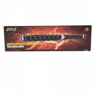 This long 22 inch stun baton is high voltage, features a bright flashlight with 5 modes, defense spikes, safety switch, is rechargeable, and has an optional window glass breaker making it a must have for car safety.