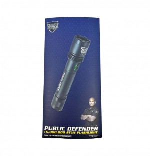 This stun flashlight features a super-bright 298 lumen XP-G2 CREE LED flashlight, is high voltage and has 4 light modes.