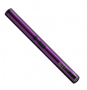 This discrete stun gun looks like a real pen, it is high voltage and features an LED battery indicator light, metal clip for easy carrying and is rechargeable.