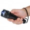 This stun flashlight is high voltage, features a blinding 120 lumen flashlight, safety switch, is rechargeable, and includes a holster.