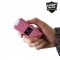 Powerful keychain stun gun with a bright LED light and safety switch, perfect for walking to your car or home at night. 