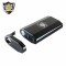 This powerful and discreetly designed stun gun features a bright 180 lumen XPE Cree LED flashlight, incorporates a large capacity 5200 mAh power bank to power your devices, has a safety switch and is rechargeable.