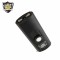 This high voltage keychain stun gun is compact, easy to operate with its push switch button, and features an LED flashlight and safety switch to prevent accidental discharge.