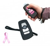 This compact stun gun is high voltage and features a loud alarm, bright LED flashlight, safety switch and is rechargeable.