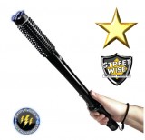 This stun baton offers superior protection with triple stun technology, long 19" reach, blinding flashlight, safety features and is rechargeable.