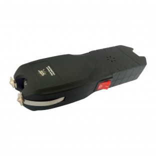 This stun gun is high voltage and features grab guard strips to prevent an attacker from taking the stun gun away.