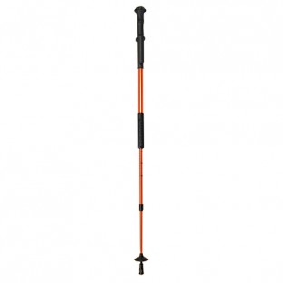 This high voltage hiking staff expands from 29" to 56" long and features a flashlight, rubberized non-slip grip, and reflective band. Great for everyday walking, hiking and camping.