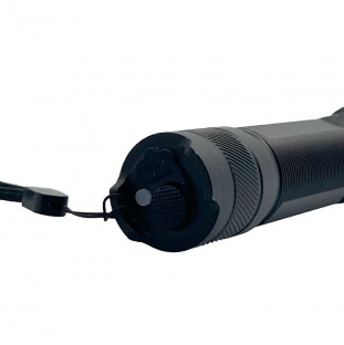 This stun flashlight features a super-bright 298 lumen XP-G2 CREE LED flashlight, is high voltage and has 4 light modes.