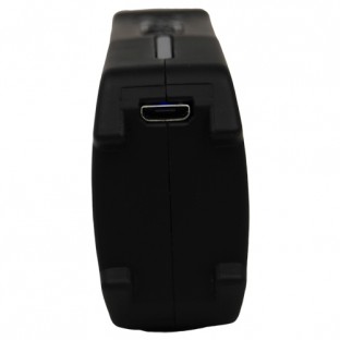 This high voltage stun gun features a bright 100 lumen flashlight, battery meter, safety switch, is rechargeable and includes a holster for easy carrying.