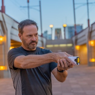 The Taser Bolt 2 features laser assisted targeting, 15 ft. range, 30 second energy burst, bright LED flashlight, 2 firing cartridges and connects to the Axon Protect app.