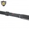 This 18 inch stun baton combines a bright LED flashlight, grab guard stun strips, rubberized armor coating, and holster.