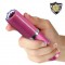 This concealed stun gun is compact and easy to use, it features a bright LED light, safety cap and is rechargeable. 