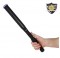 This 18 inch stun baton combines a bright LED flashlight, grab guard stun strips, rubberized armor coating, and holster.