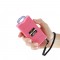 This powerful stun gun features triple stun technology, bright LED flashlight, a disable pin, safety switch, is rechargeable and has a metal clip. 