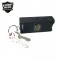 Powerful keychain stun gun with a bright LED light and safety switch, perfect for walking to your car or home at night. 