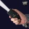 Powerful keychain stun gun with a bright LED light and safety switch, perfect for walking to your car or home at night. 