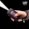 This compact stun gun is high voltage and features a loud alarm, bright LED flashlight, safety switch and is rechargeable.