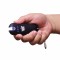 This high voltage stun gun features a touch sensing safety for quicker self defense, it attaches to your keys so that you are always ready, has a bright LED flashlight, and is rechargeable.